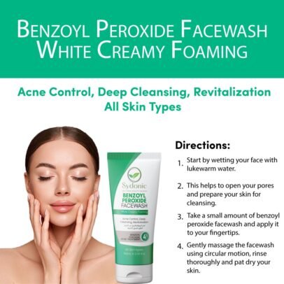 Sydonic benzoyl perozide face wash