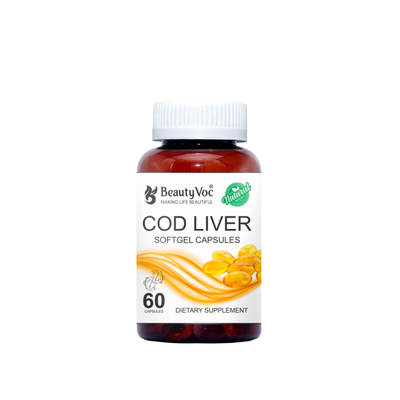 Beauty Voc Cod Liver Softgel Capsules (60 Capsules)