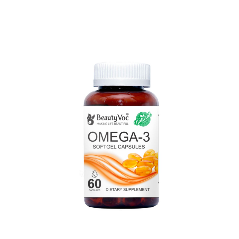 Beauty Voc Omega 3 Softgel Capsules (60 Capsules)