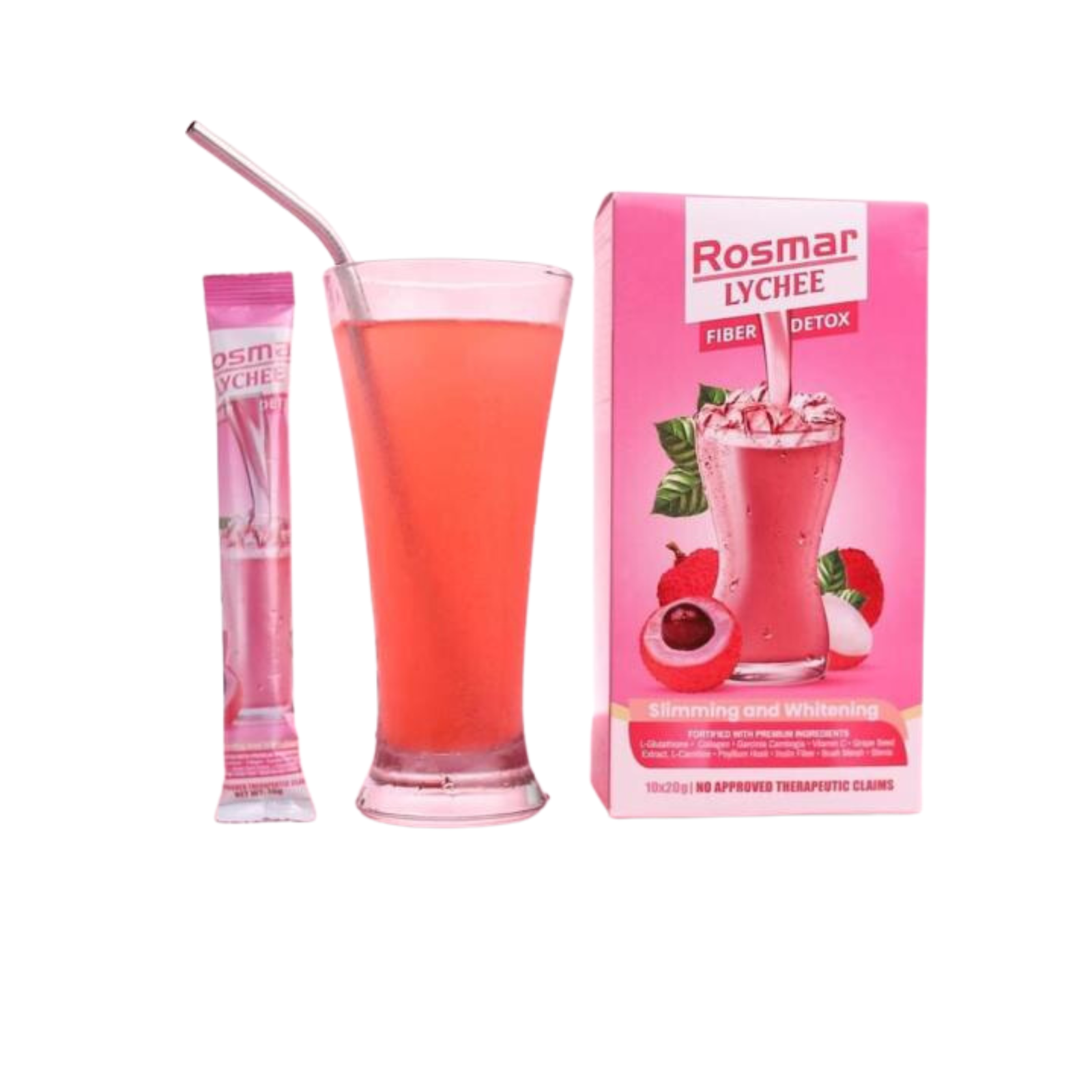 Rosmar Lychee Fiber Detox 10 Sachets X 20g