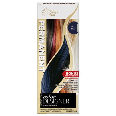 Merry Sun Permanent Color Blue Black