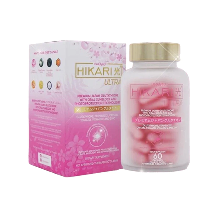 Hikari Ultra Premium Glutathione (60 Capsules)