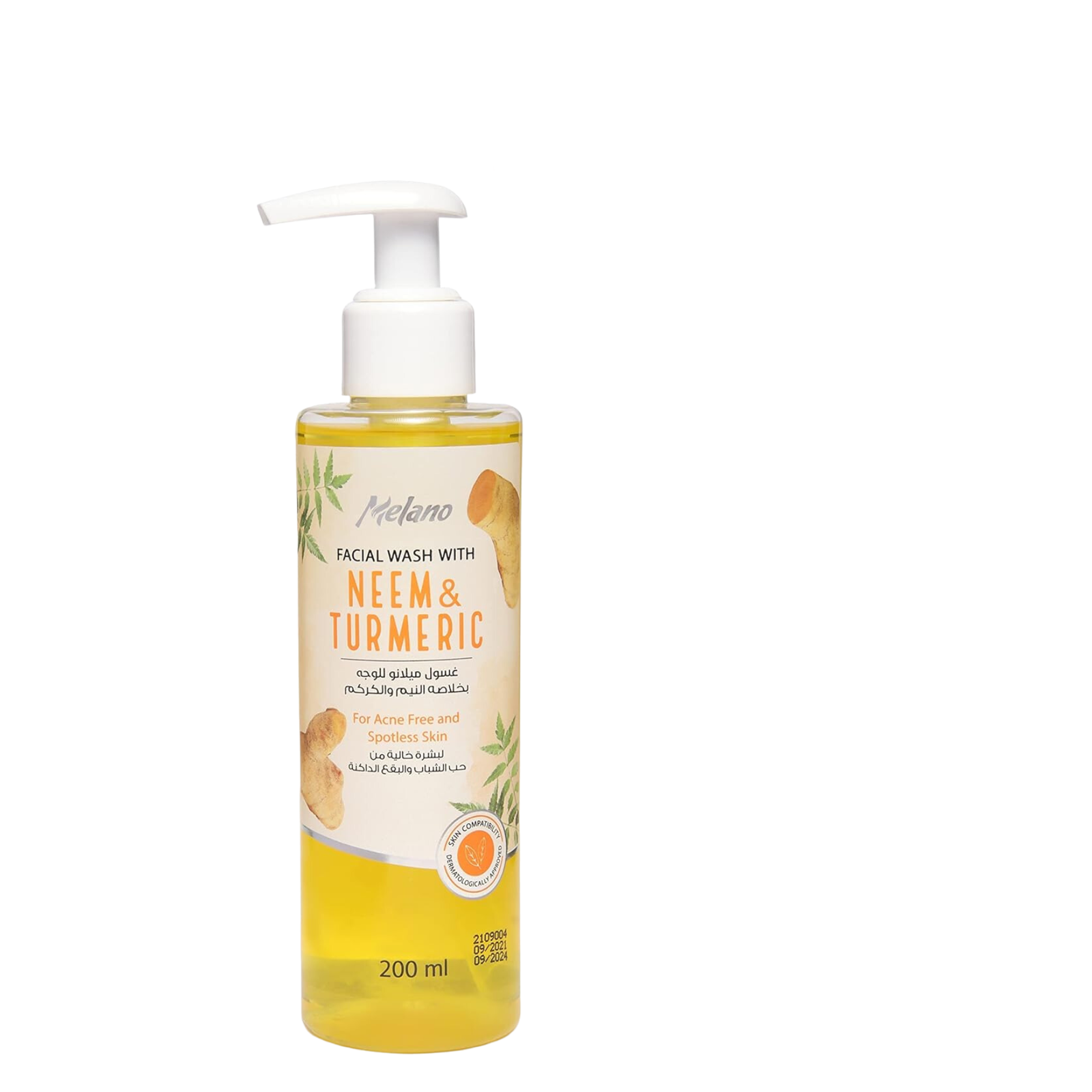 Melano Facial Wash With Neem & Turmeric (200ml)