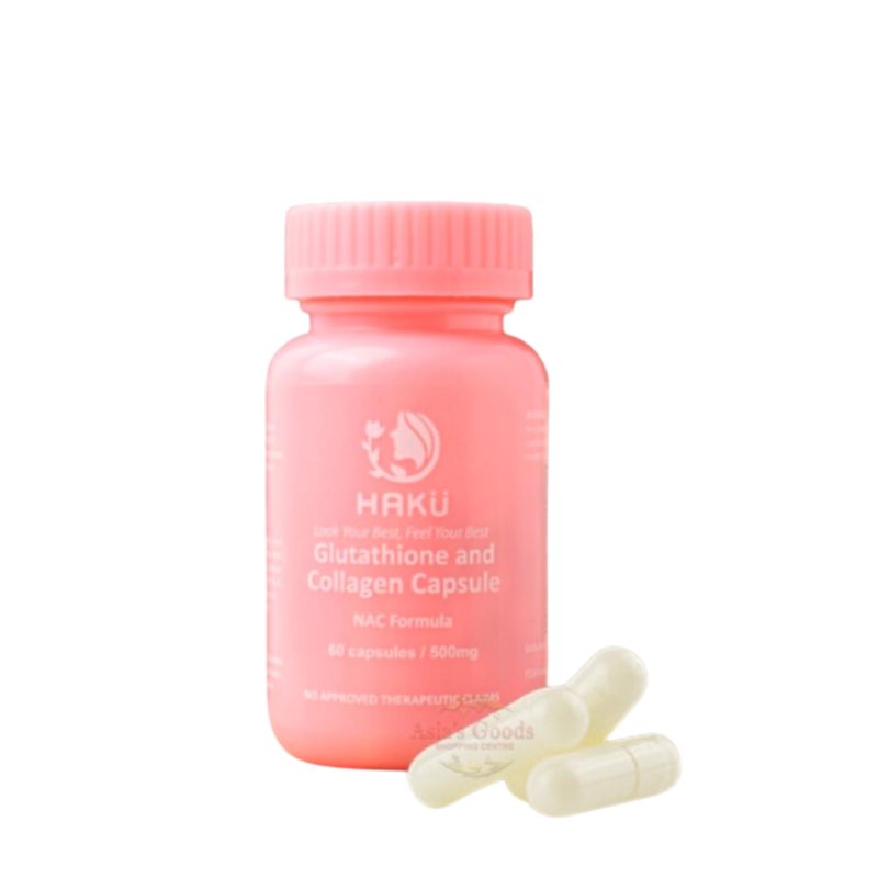 Haku Glutathione and Collagen Capsules (60 Capsules)