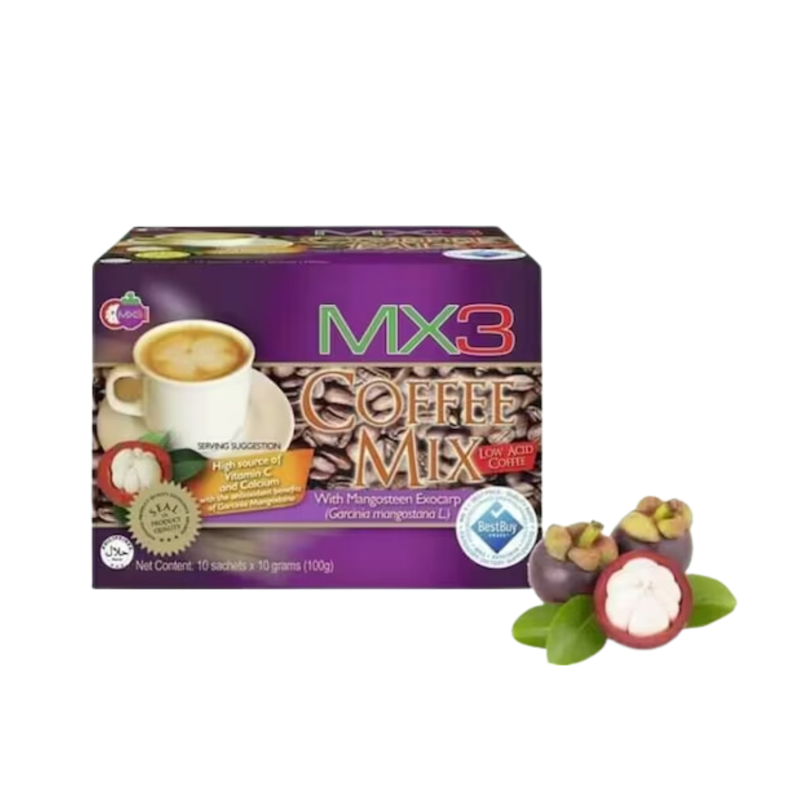 MX3 Coffe Mix With Mangosteen Exocarp