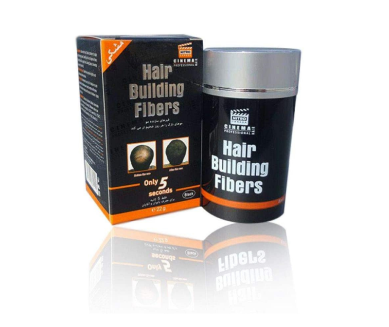 Nitro Canada Hair Building Fibers, Black 22 g