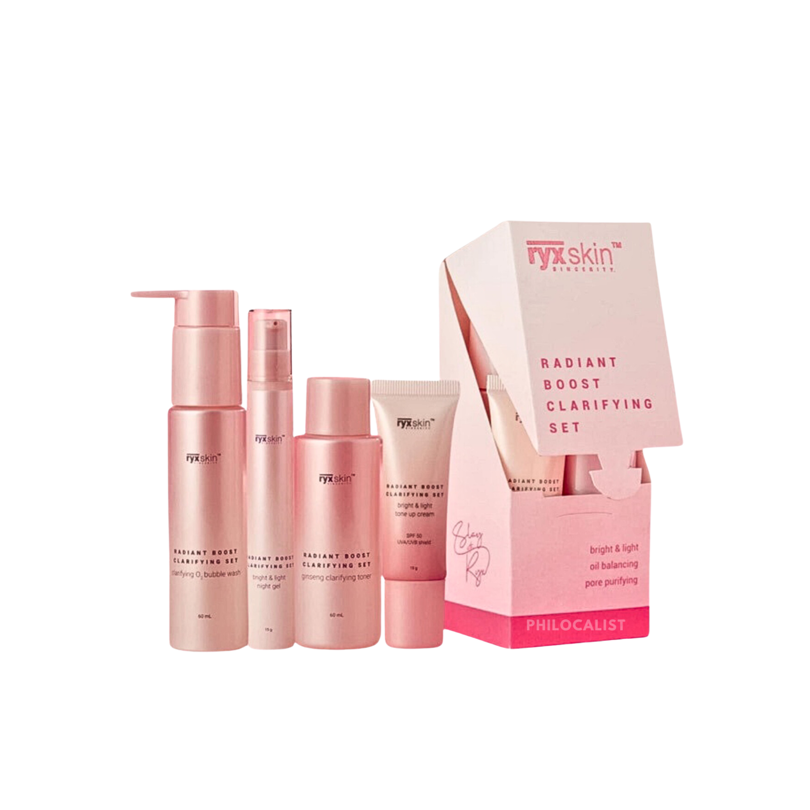 Ryx SKin Sincerity Radiant Boost Clarifying Set