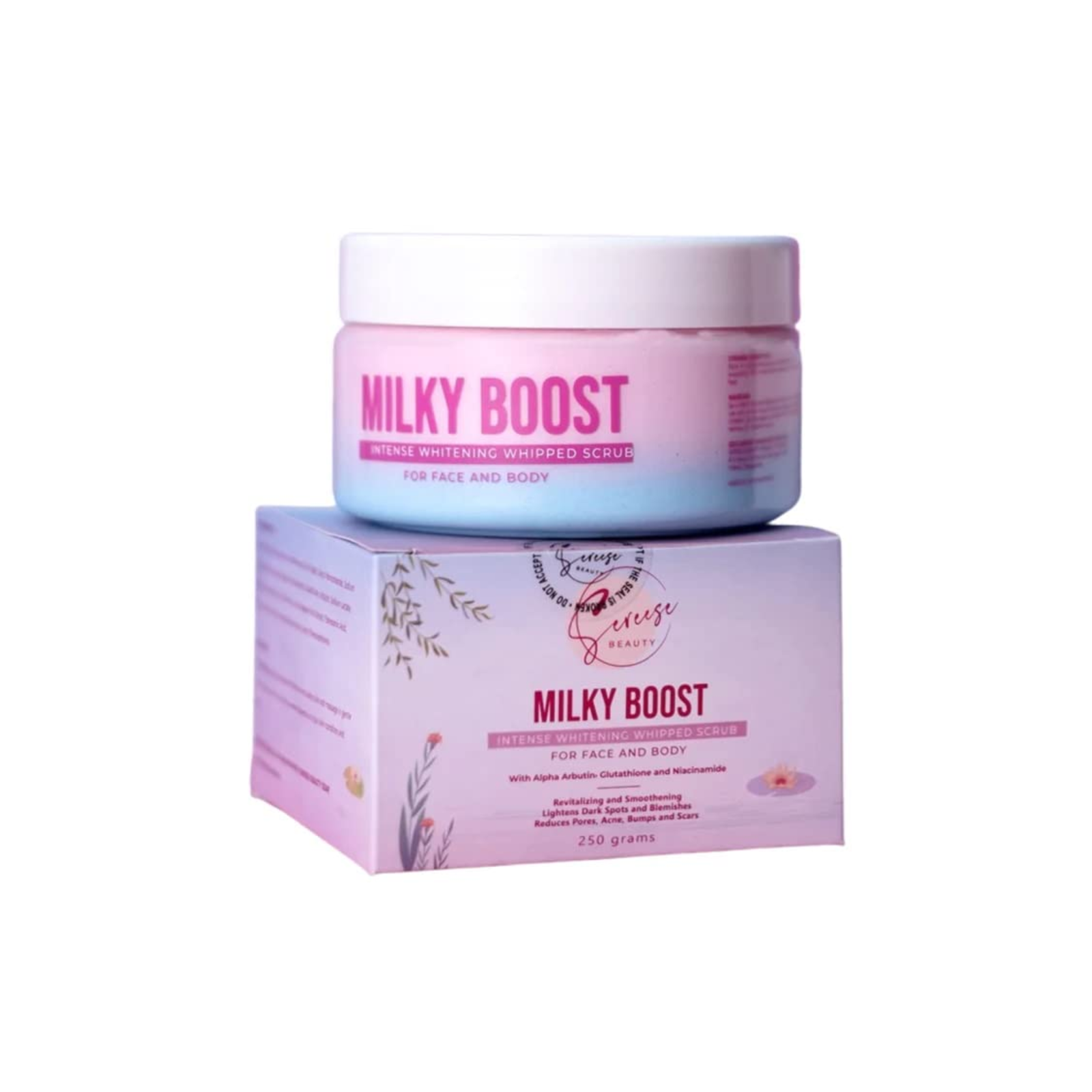 Sereese Beauty Milky Boost Intense Whitening Whipped Scrub (250g)