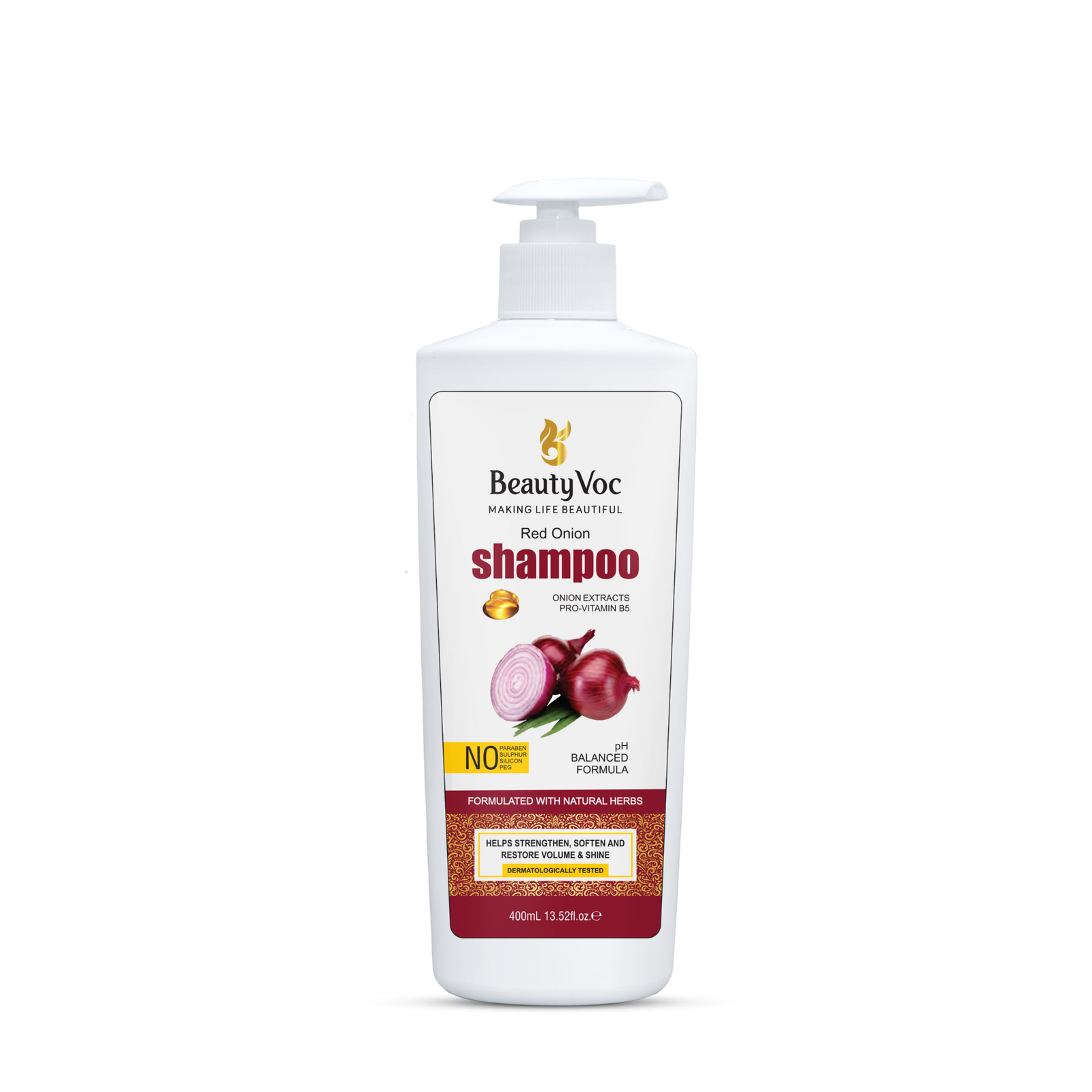 Beauty Voc Red Onion Shampoo (400ml)