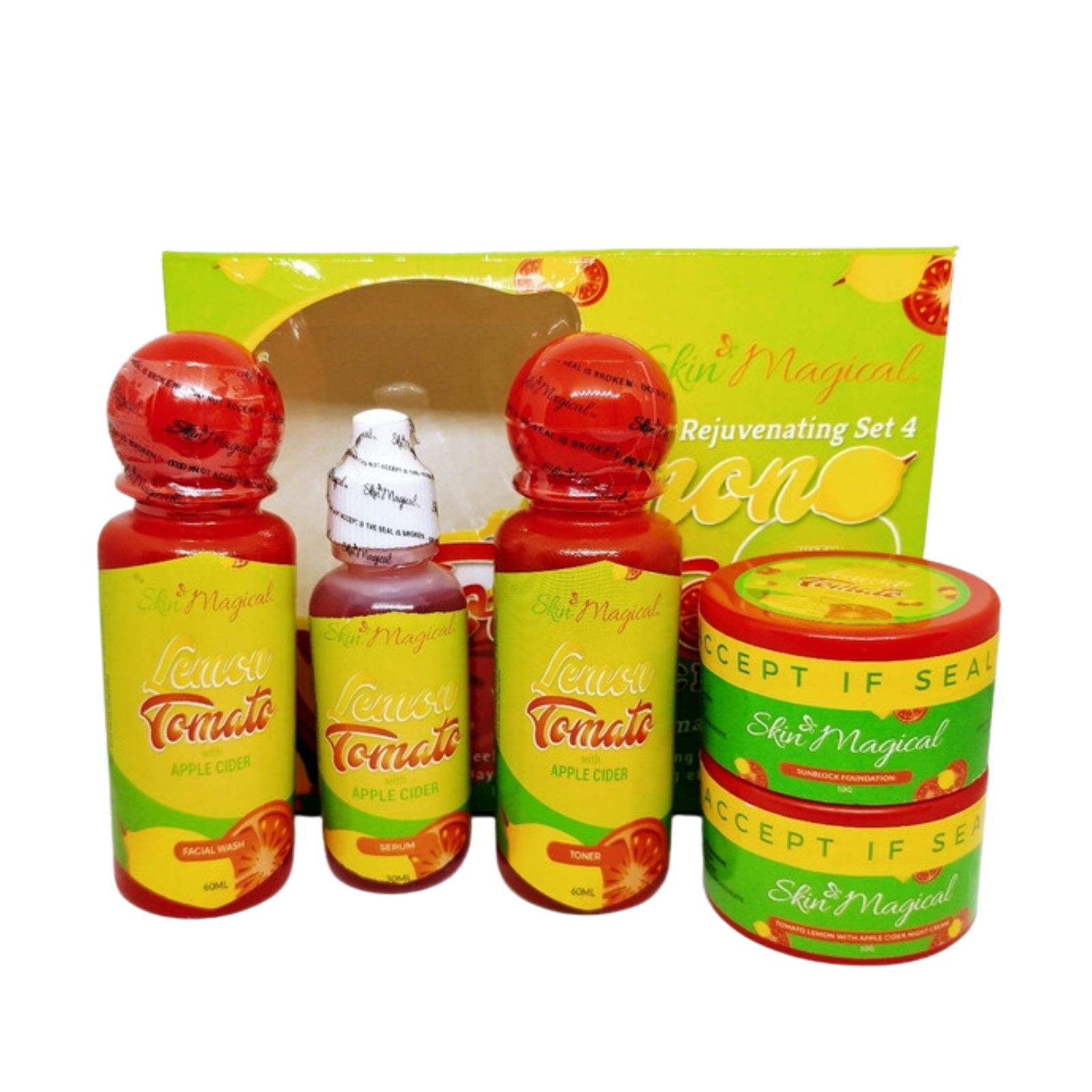 Skin Magical Rejuvenating Lemon Tomato Facial Set (Set 4)