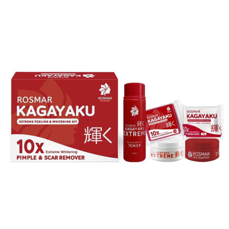 Rosmar Skin Essentials Rosmar Kagayaku Extreme Peeling & Whitening Kit