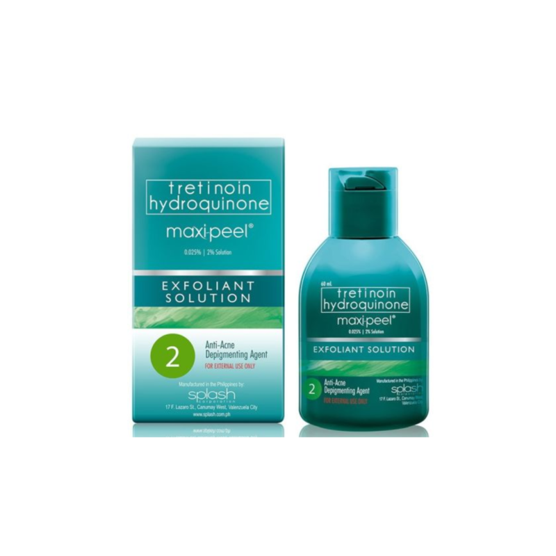 Tretinoin Hydroquinone Maxi Peel Exfoliant Solution 2
