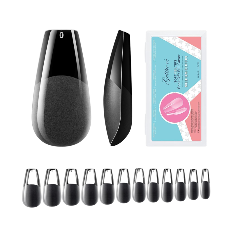 Gelike EC Soft Gel Full Cover Nail Tips Kit