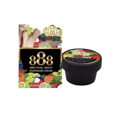 888 Total White Underarm Cream Black