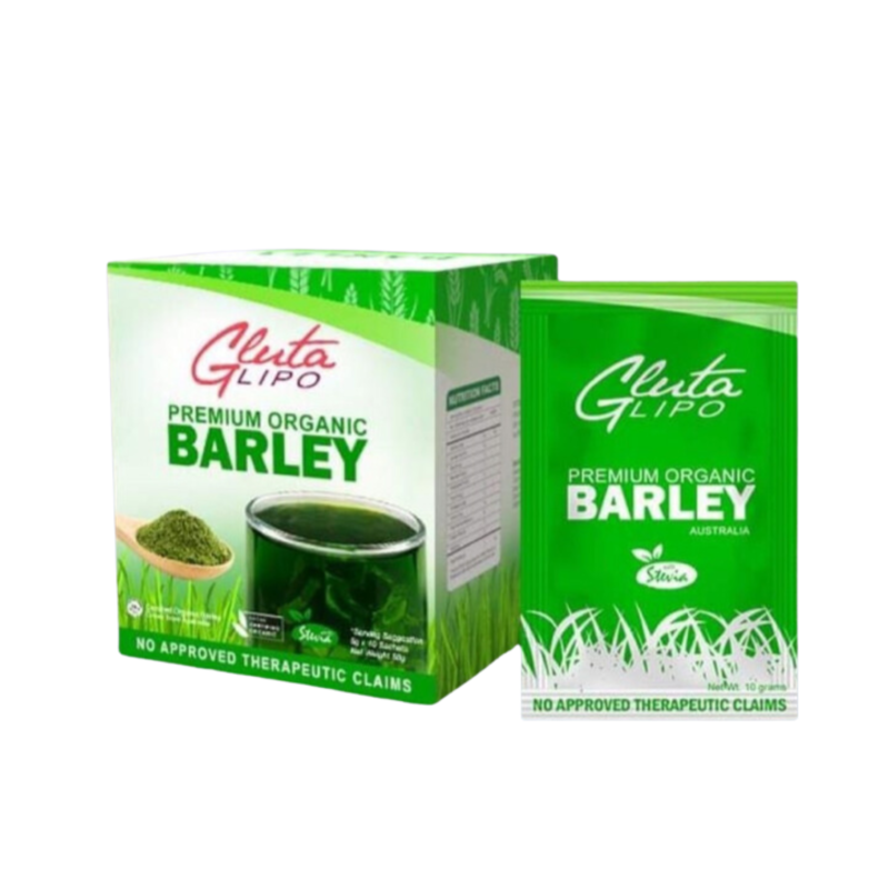 Gluta Lipo Oraganic Barley Sachets