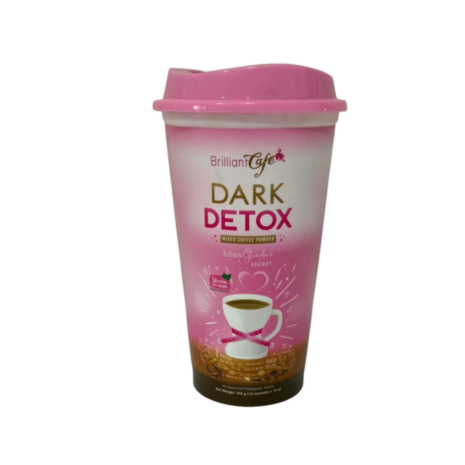 Brilliant Cafe Dark Detox-10 Sachets x 10g