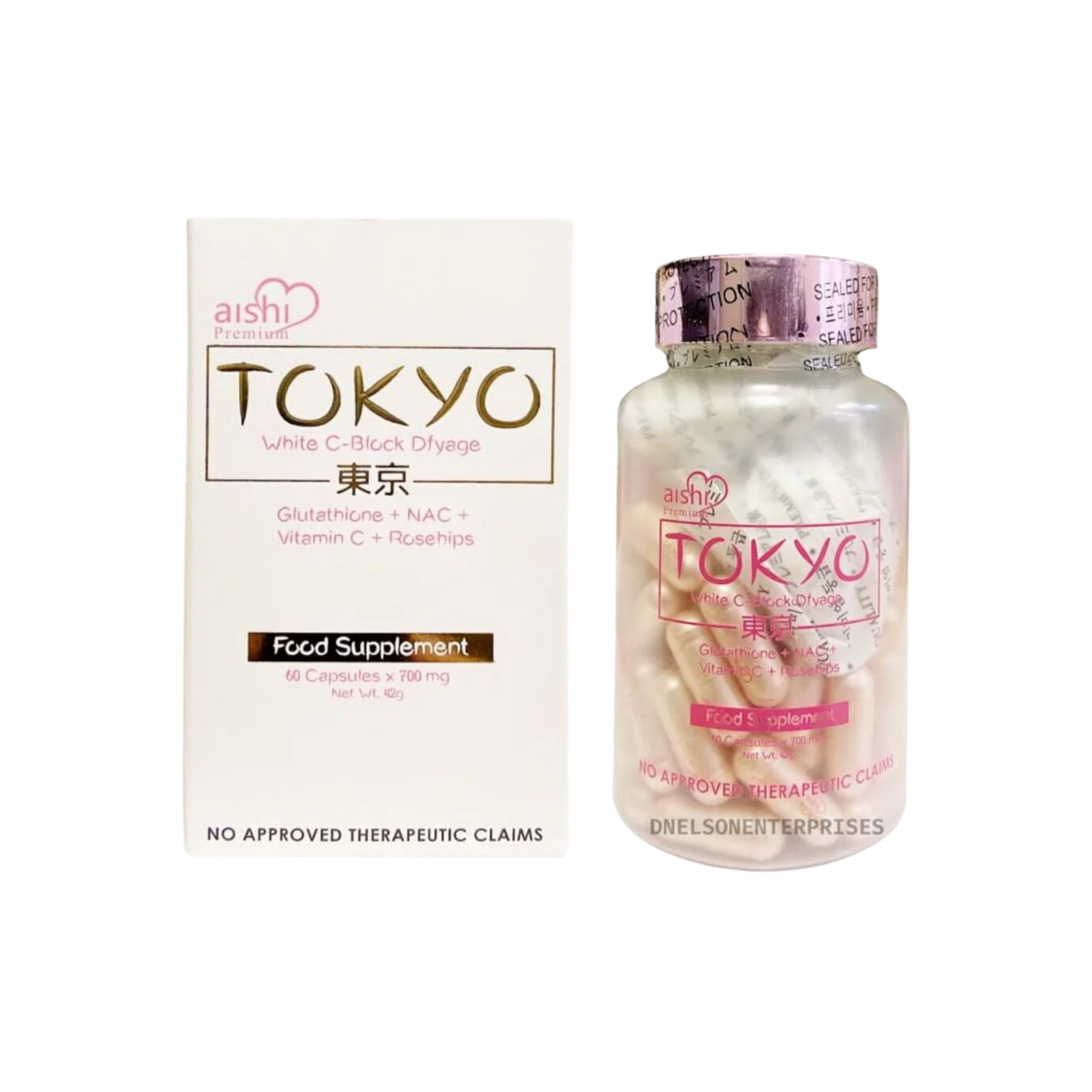 Aishi Premium Tokyo White C-Block Dfyage (60 Capsules)