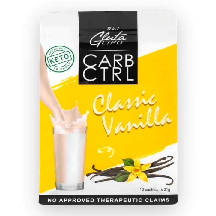 Gluta Lipo 12 In 1 Carb Control Classic Vanilla- 21G X 10 Sachets